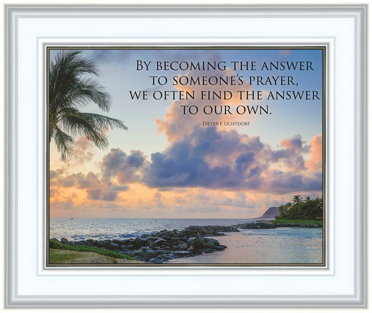 Becoming the Answer Motivational Poster