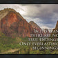 Everlasting Beginnings Motivisional Poster