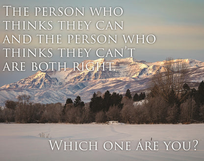 Who Thinks They Can Motivisional Poster