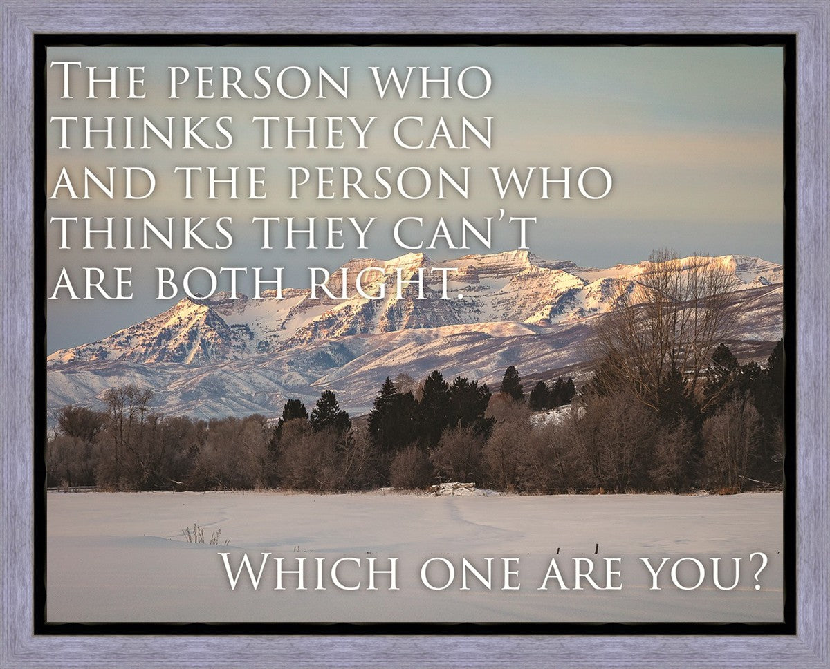 Who Thinks They Can Motivisional Poster