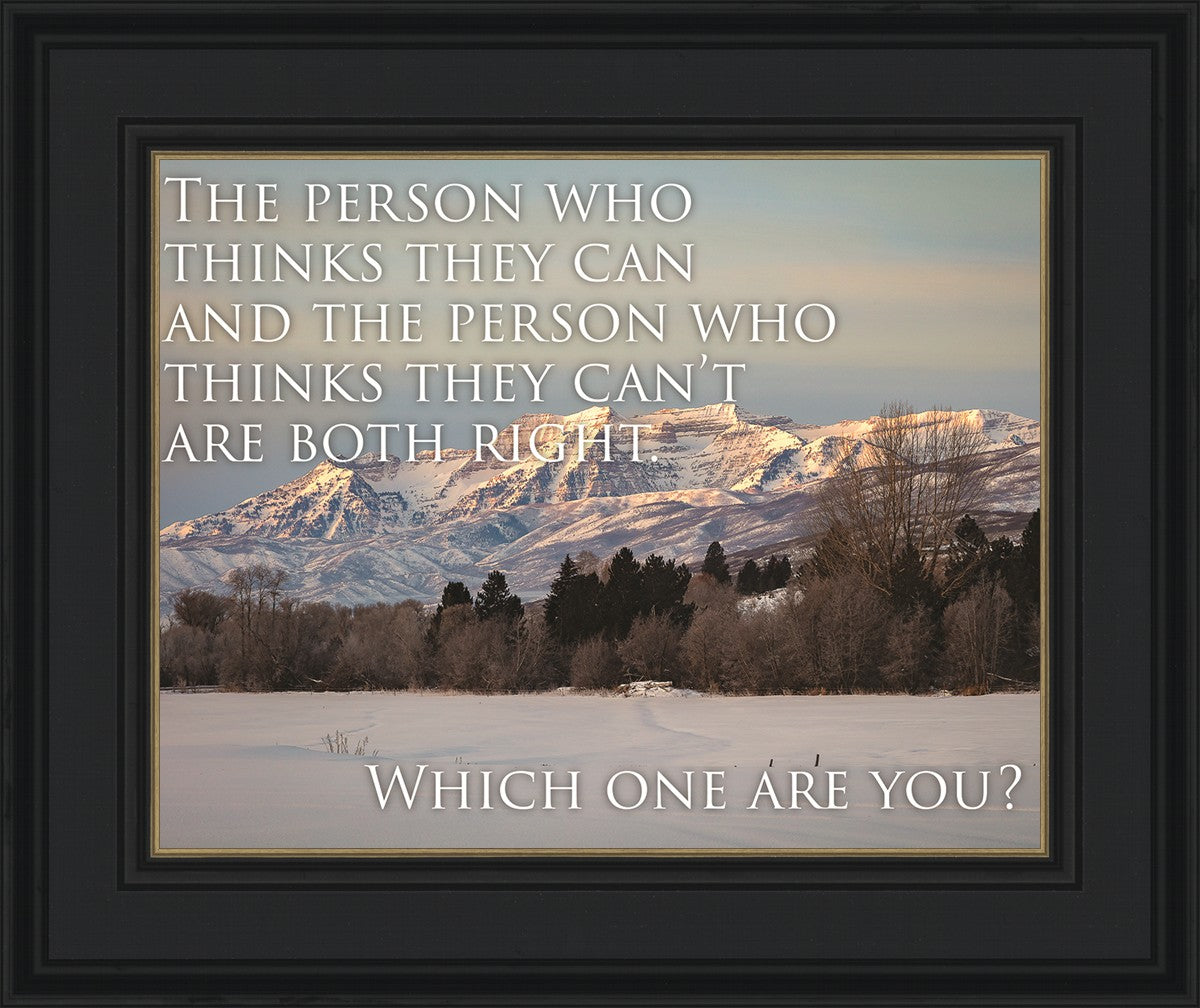 Who Thinks They Can Motivational Poster