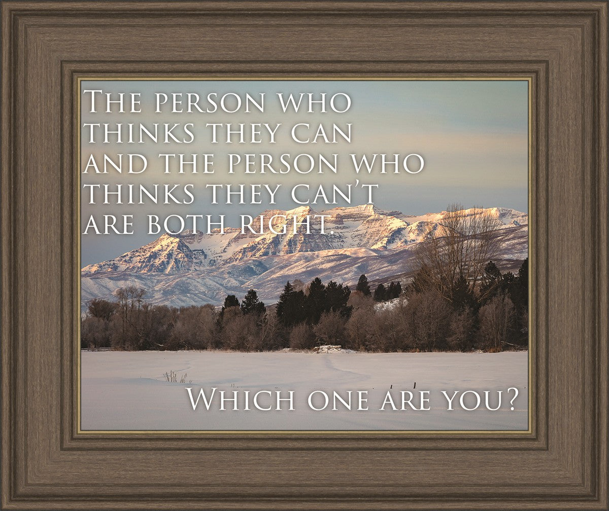 Who Thinks They Can Motivational Poster