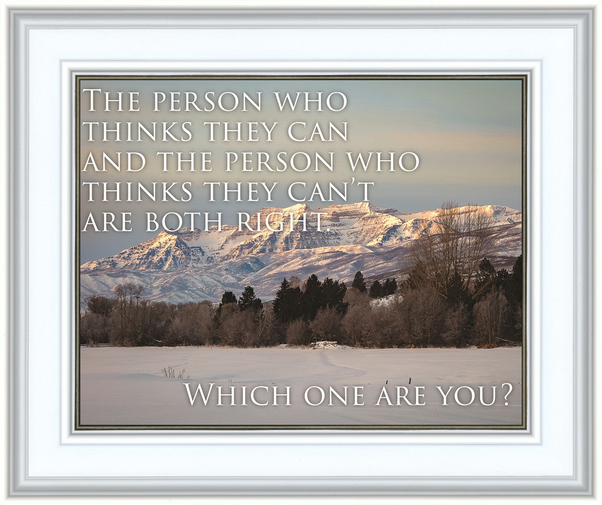 Who Thinks They Can Motivational Poster