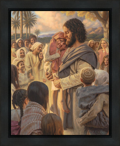 He Took Them Up In His Arms Gallery Wrap