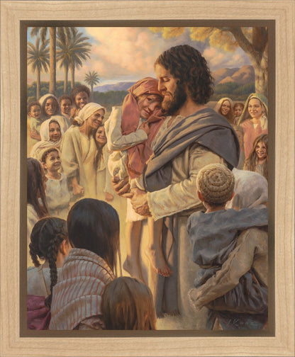 He Took Them Up In His Arms Gallery Wrap