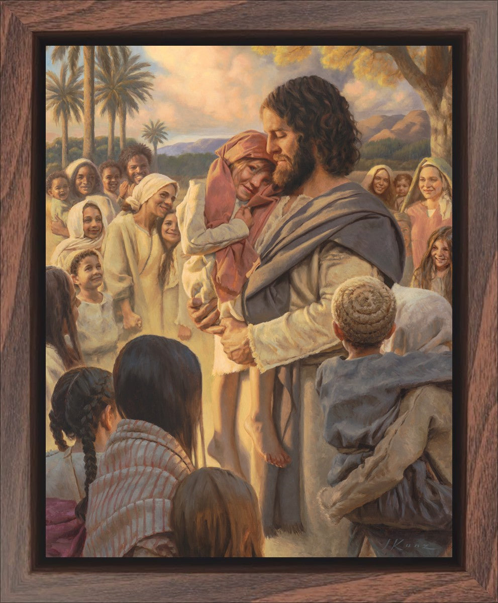 He Took Them Up In His Arms