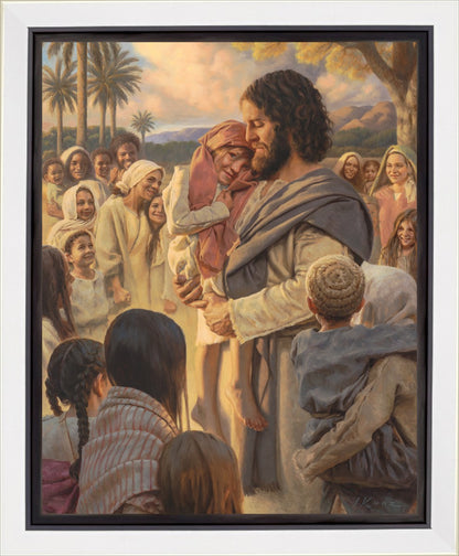 He Took Them Up In His Arms Gallery Wrap