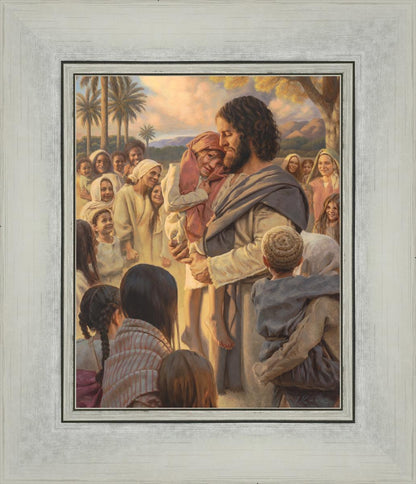 He Took Them Up In His Arms