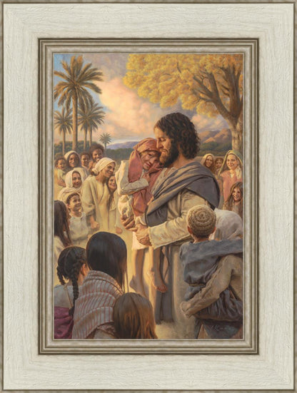 He Took Them Up In His Arms