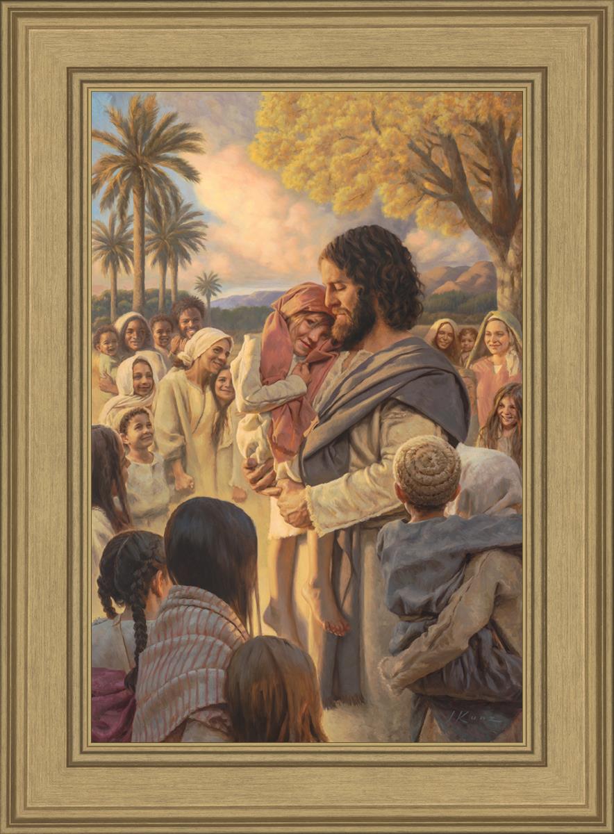 He Took Them Up In His Arms