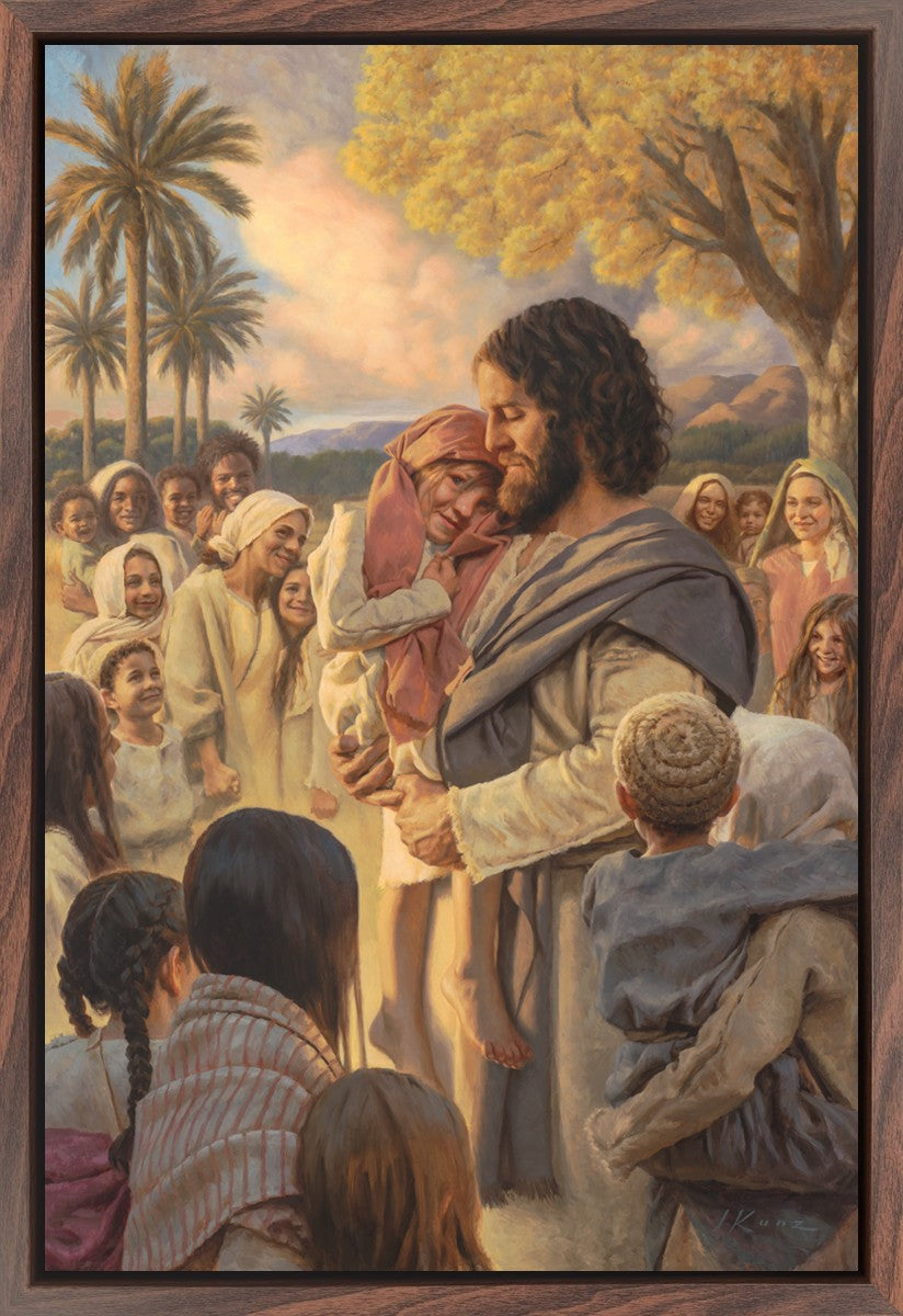 He Took Them Up In His Arms