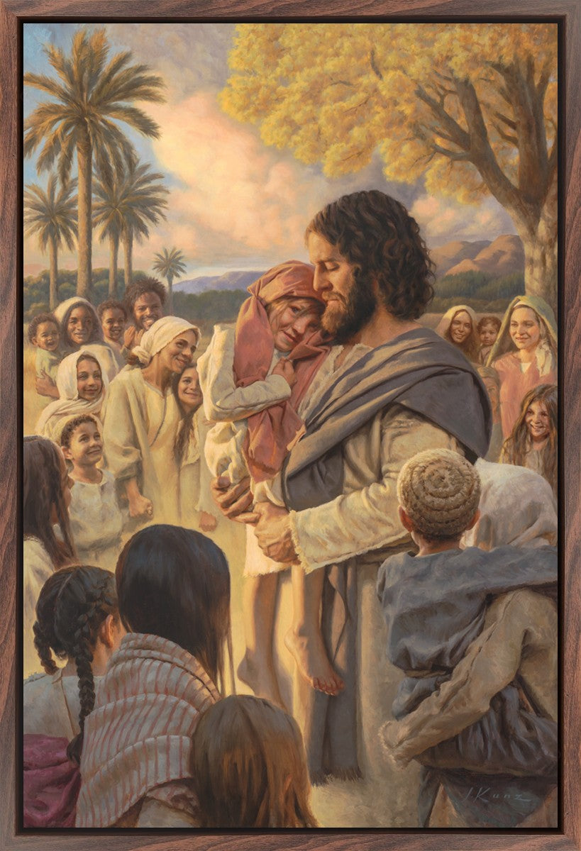 He Took Them Up In His Arms