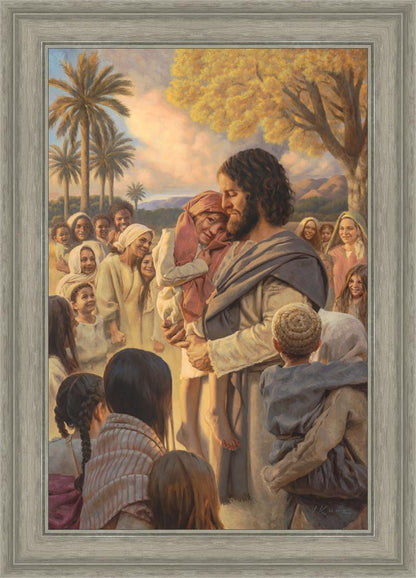 He Took Them Up In His Arms