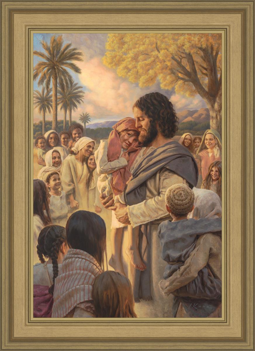 He Took Them Up In His Arms