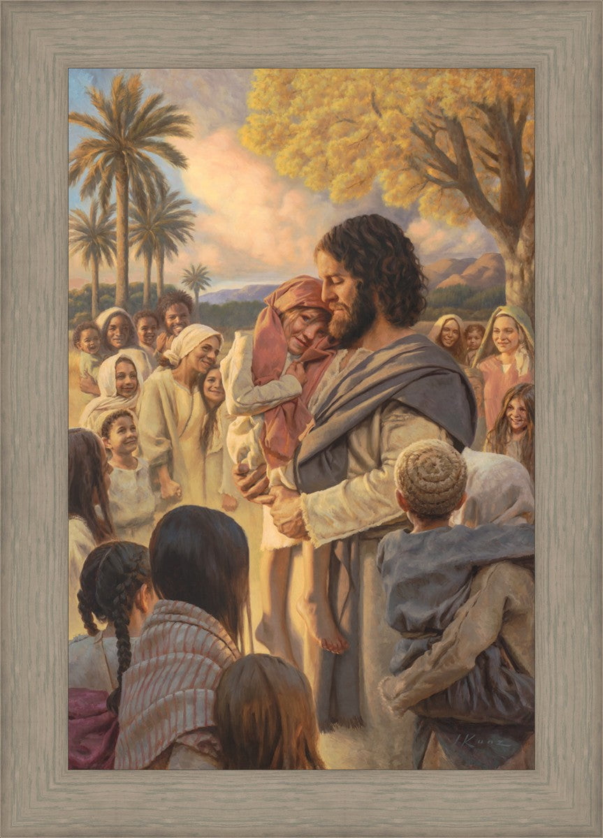 He Took Them Up In His Arms