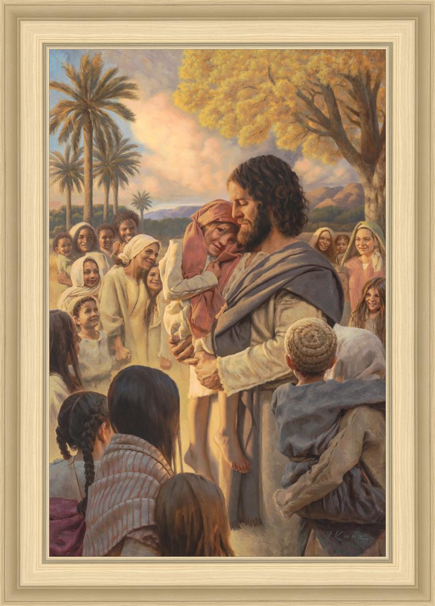 He Took Them Up In His Arms