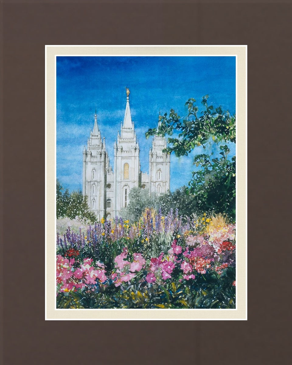 Salt Lake Temple in Summer