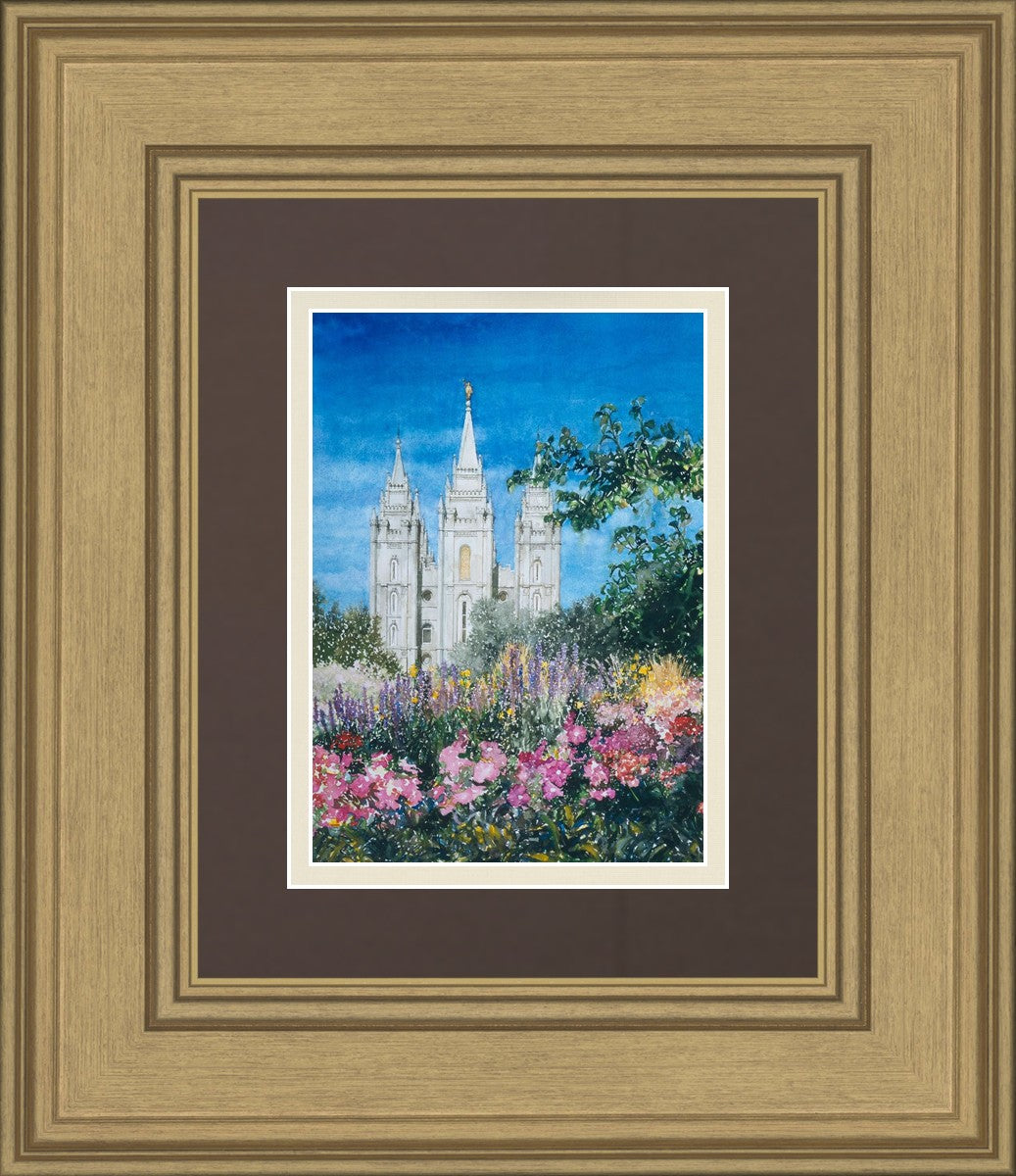 Salt Lake Temple in Summer