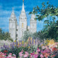 Salt Lake Temple in Summer