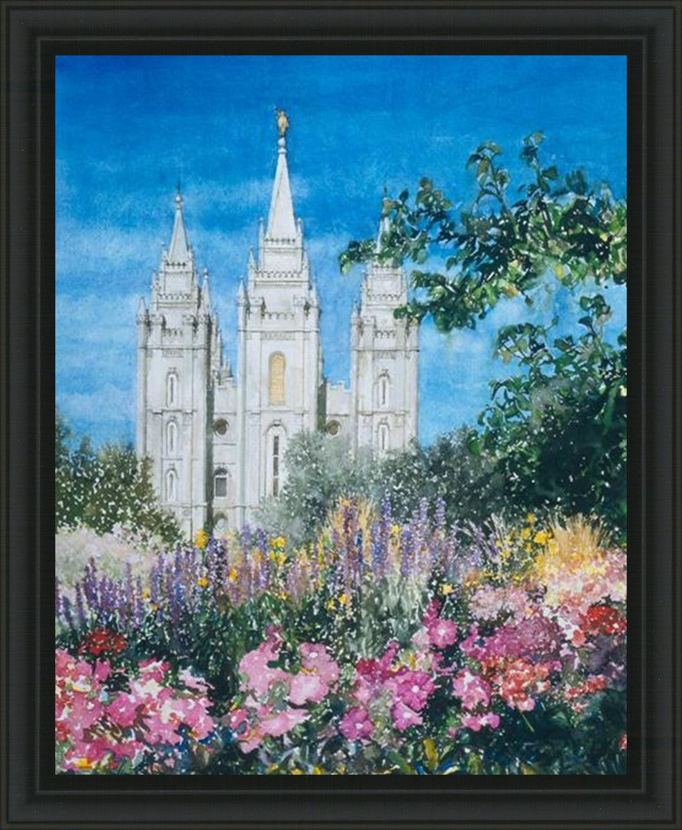 Salt Lake Temple in Summer