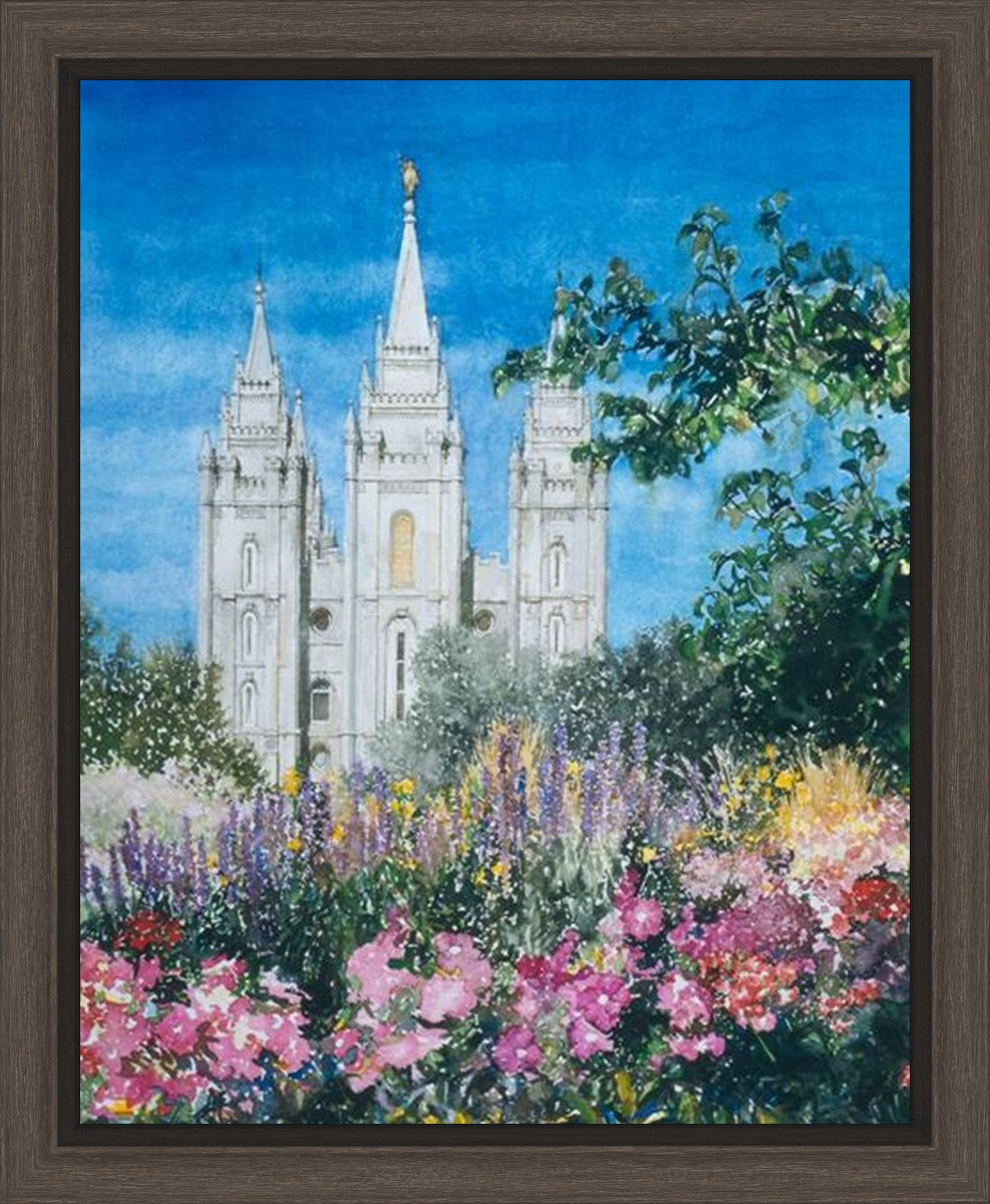 Salt Lake Temple in Summer