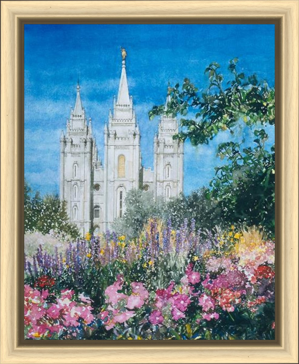 Salt Lake Temple in Summer