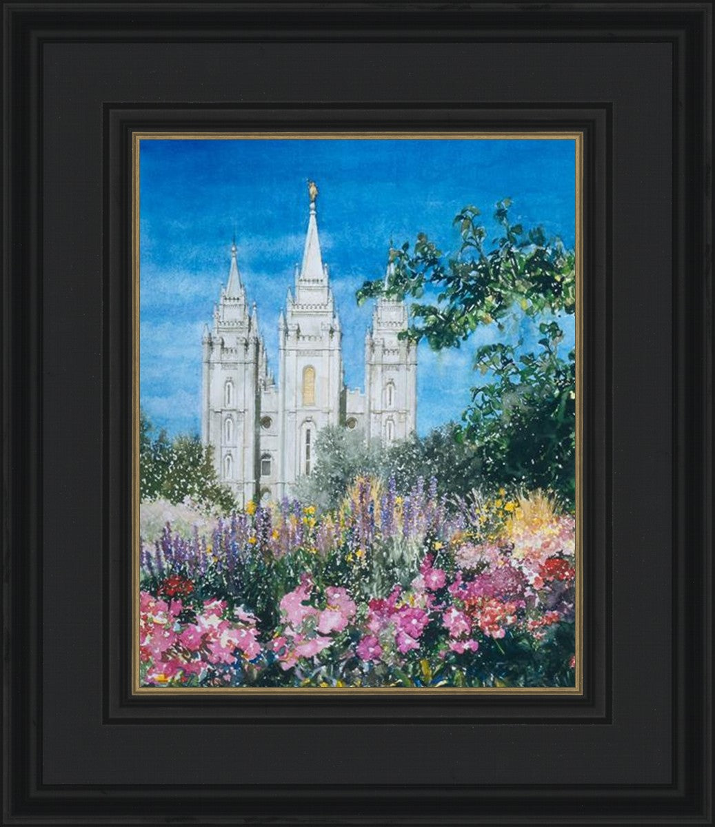 Salt Lake Temple in Summer