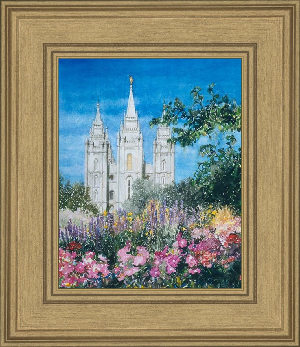 Salt Lake Temple in Summer