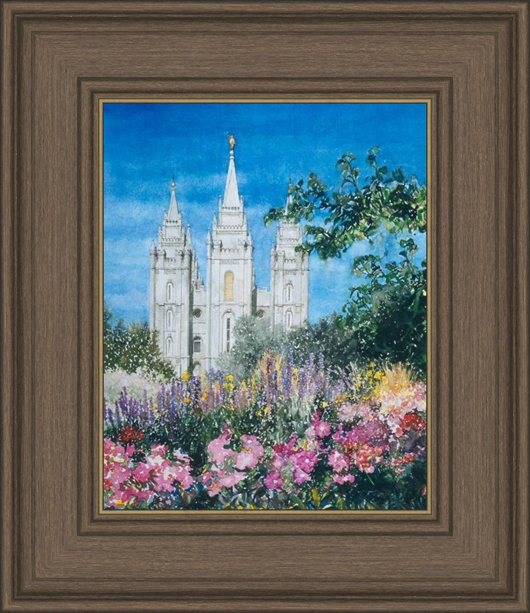 Salt Lake Temple in Summer