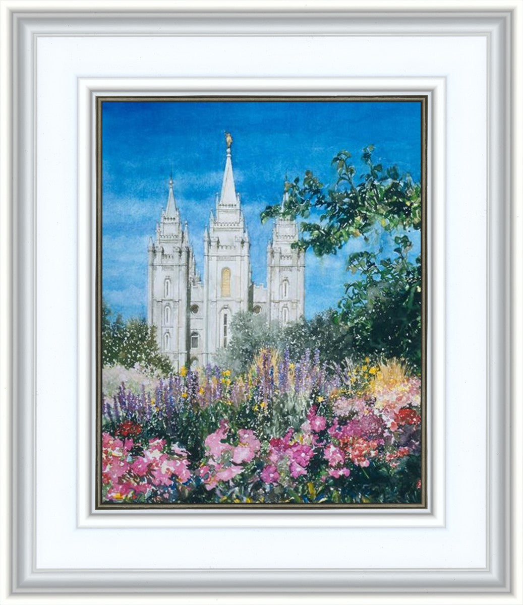 Salt Lake Temple in Summer