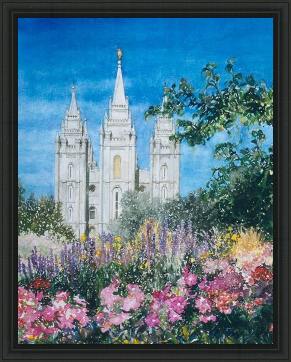 Salt Lake Temple in Summer