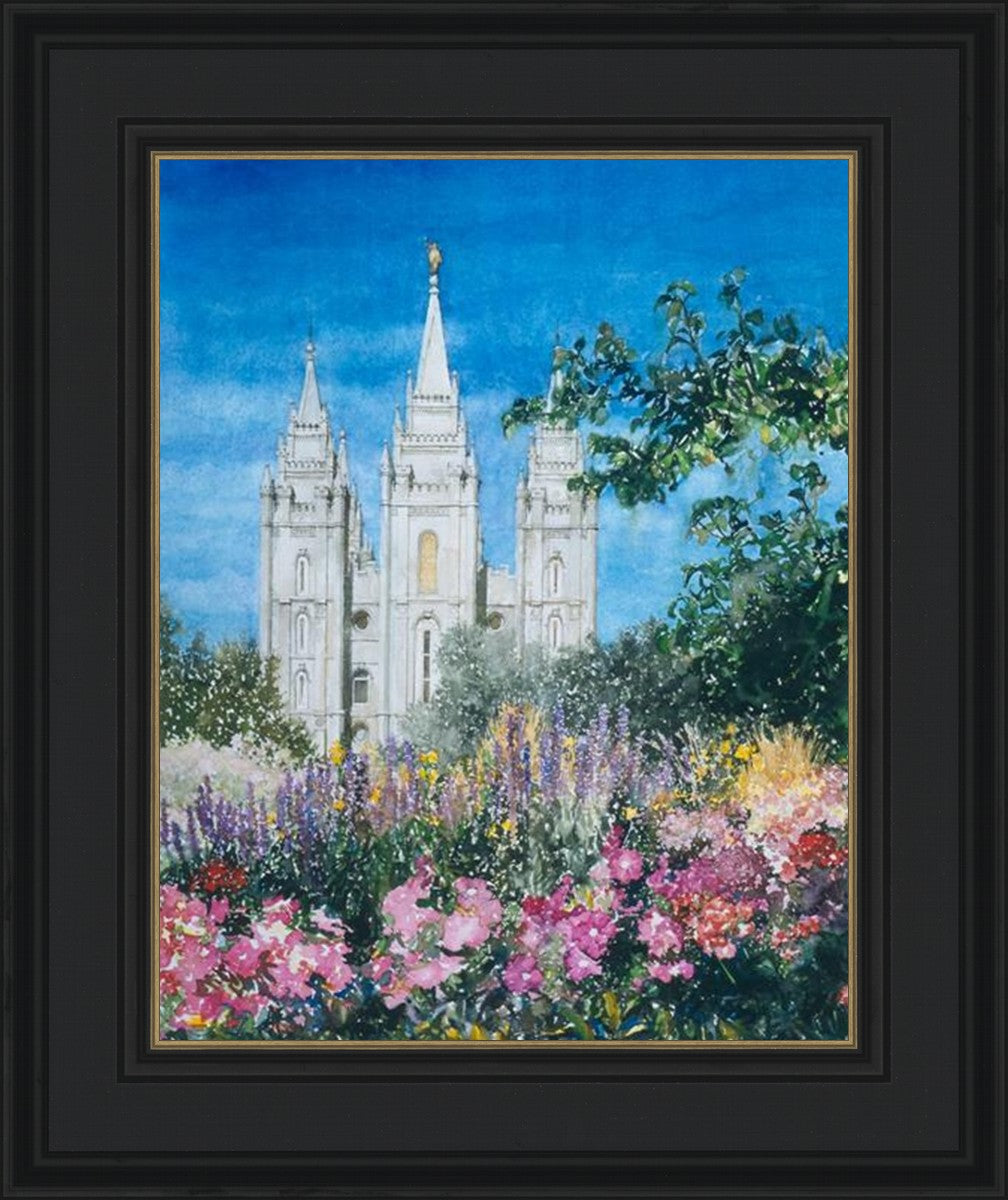 Salt Lake Temple in Summer