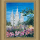 Salt Lake Temple in Summer