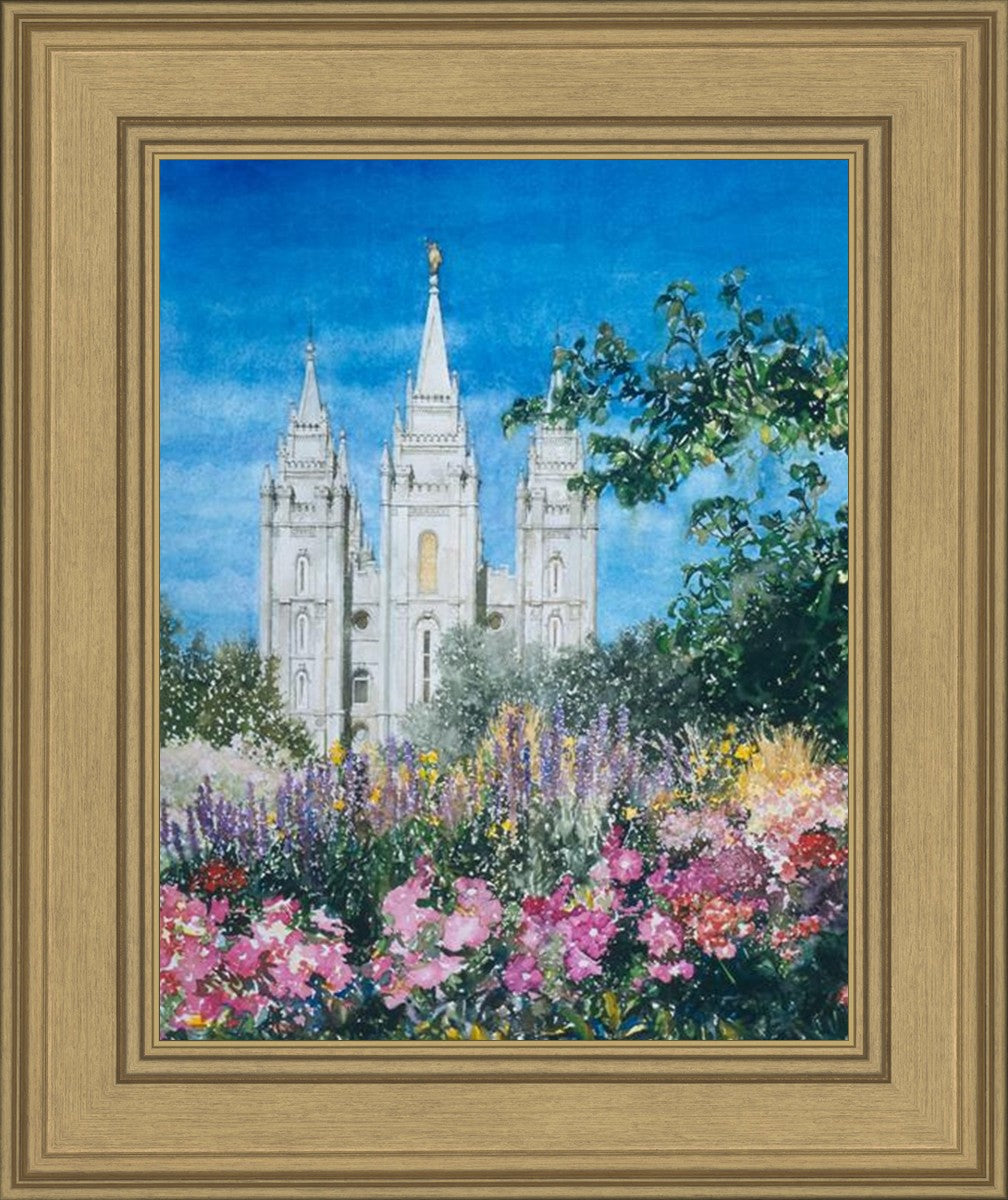 Salt Lake Temple in Summer