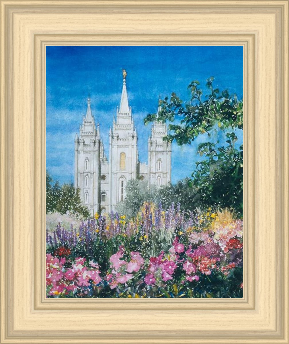 Salt Lake Temple in Summer