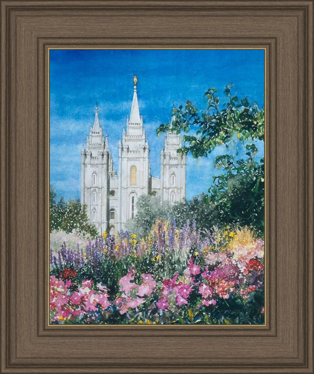 Salt Lake Temple in Summer