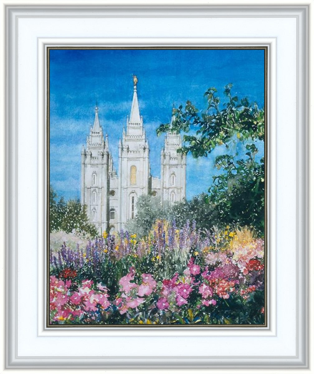 Salt Lake Temple in Summer