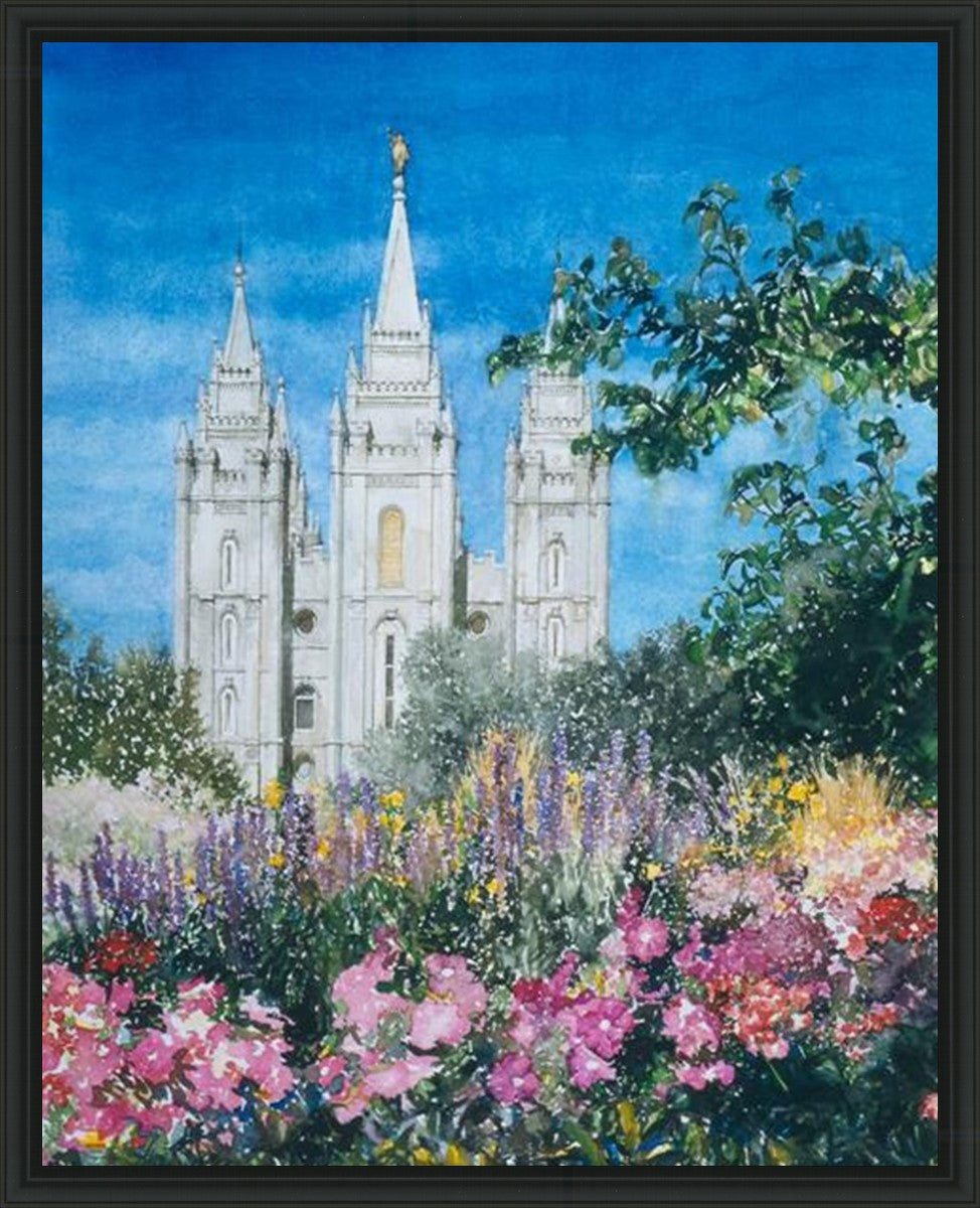 Salt Lake Temple in Summer