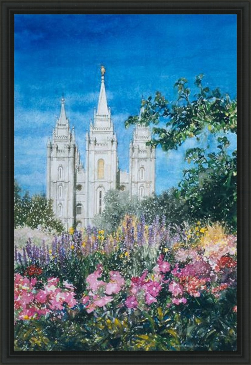 Salt Lake Temple in Summer