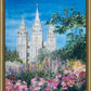 Salt Lake Temple in Summer