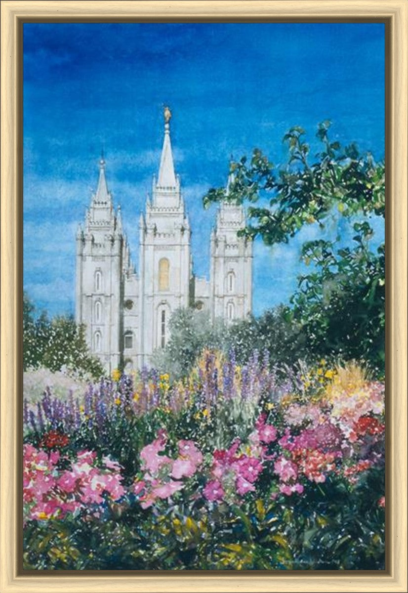 Salt Lake Temple in Summer