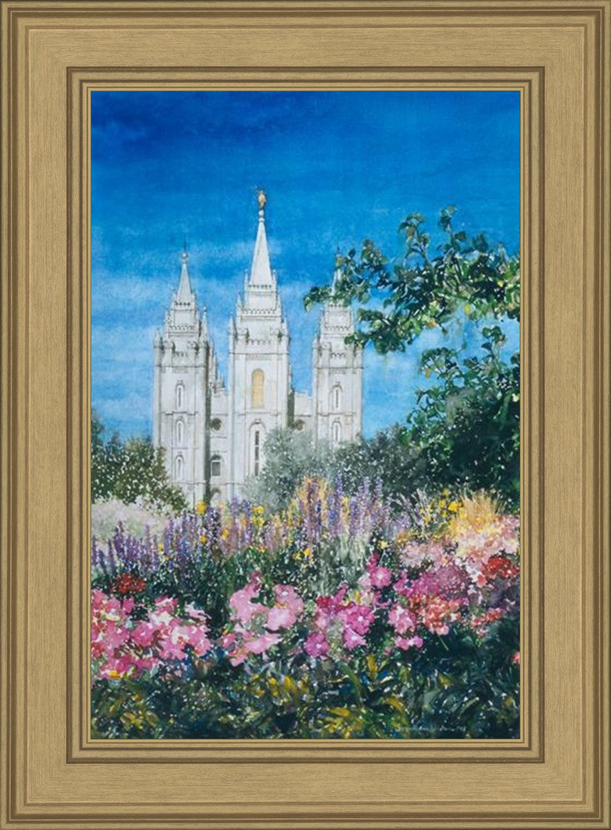Salt Lake Temple in Summer