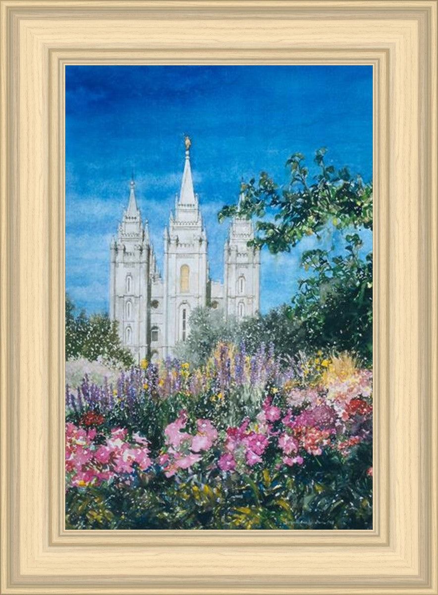 Salt Lake Temple in Summer