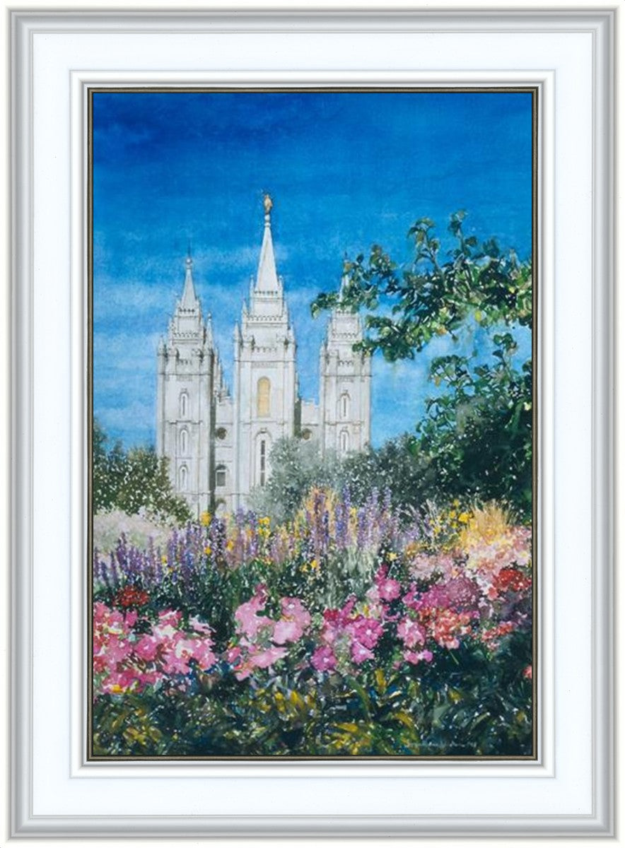 Salt Lake Temple in Summer