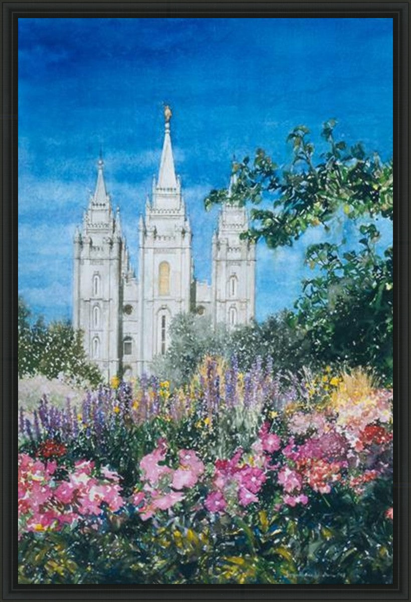 Salt Lake Temple in Summer