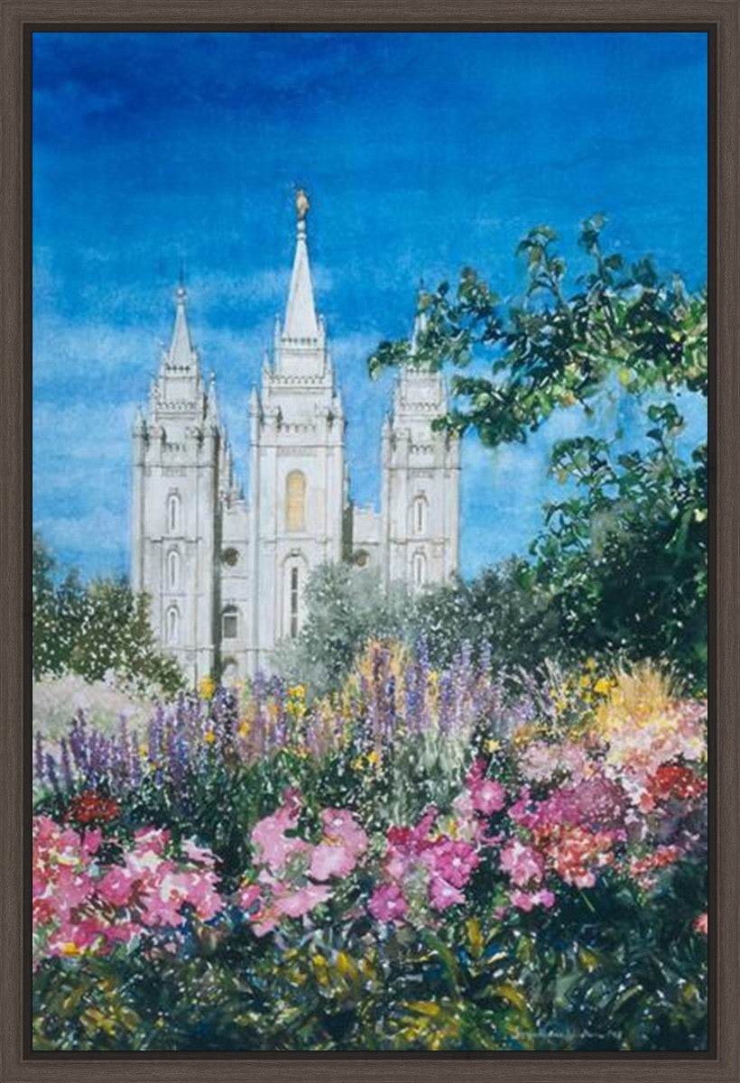Salt Lake Temple in Summer