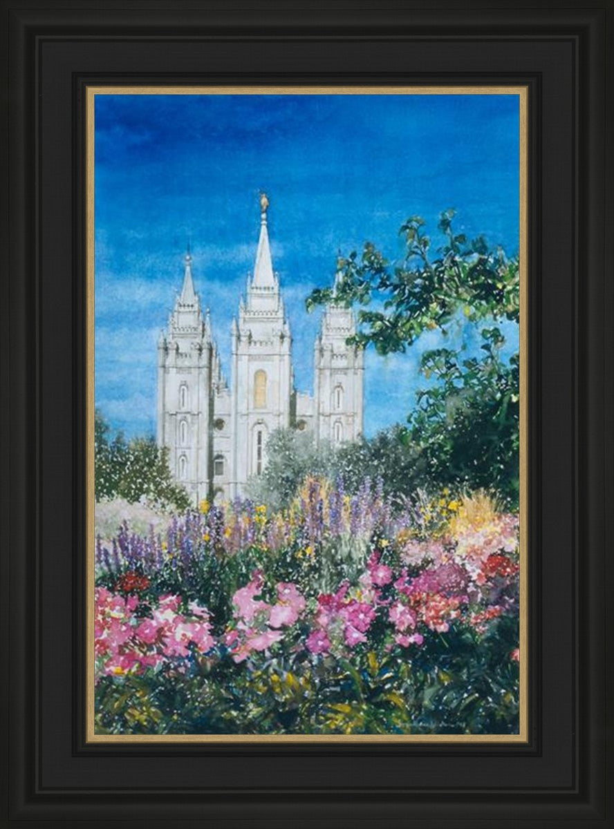 Salt Lake Temple in Summer