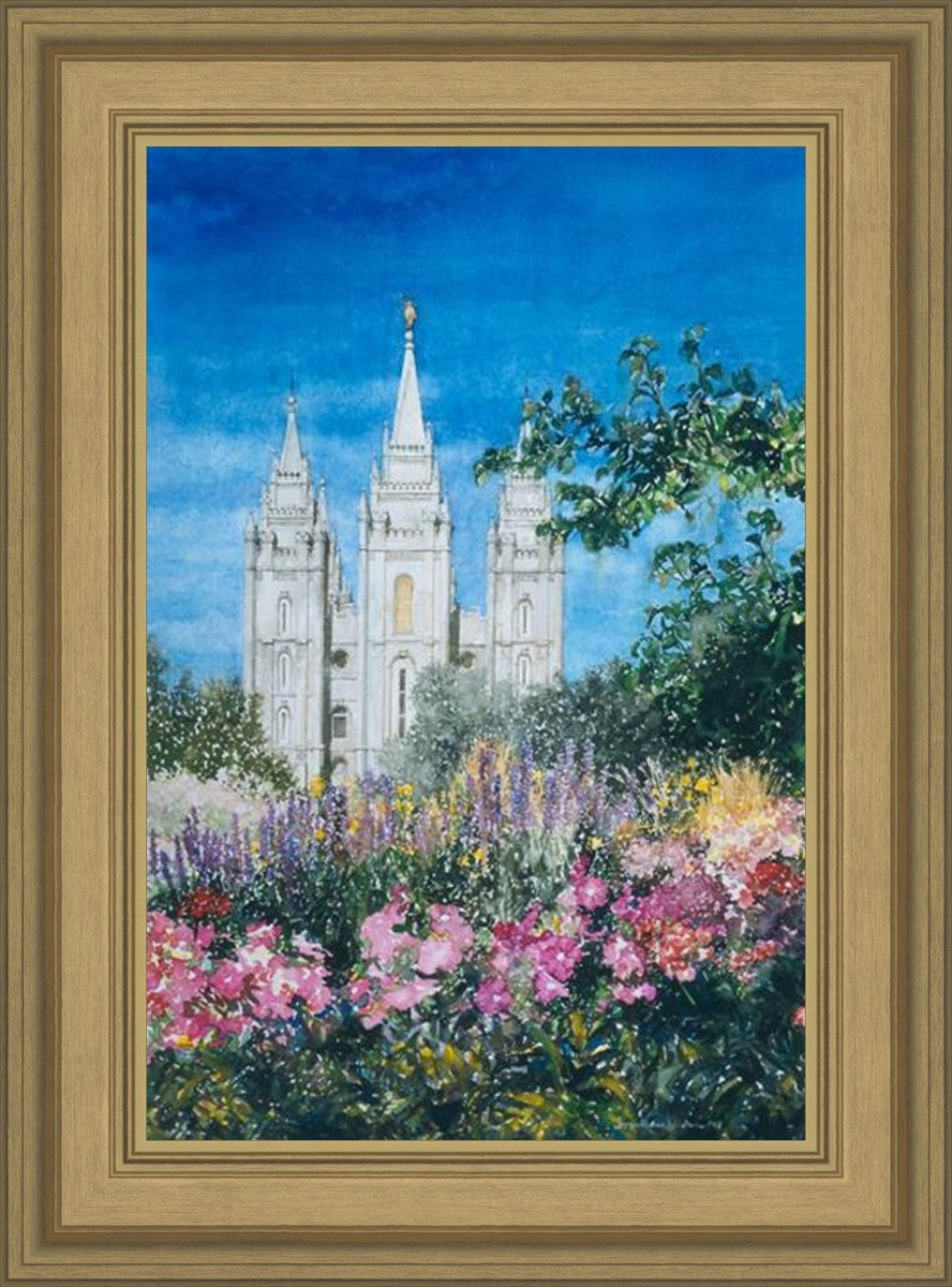 Salt Lake Temple in Summer