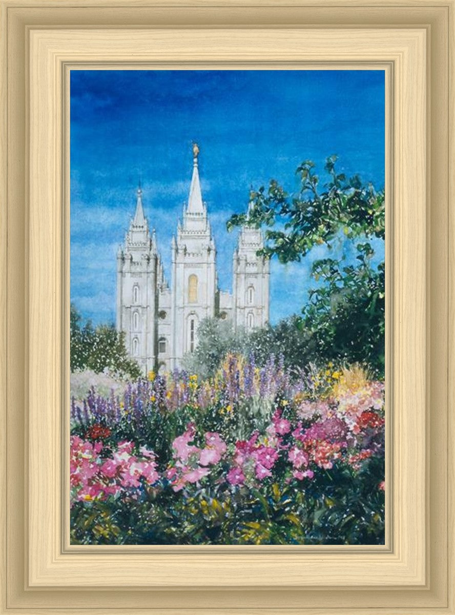 Salt Lake Temple in Summer
