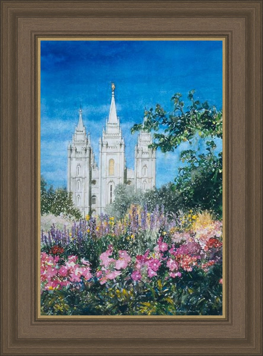 Salt Lake Temple in Summer